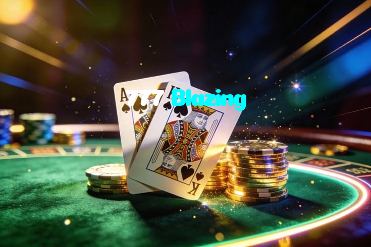 777 Blazing casino presented on mobile device in Pakistan with slots and live games
